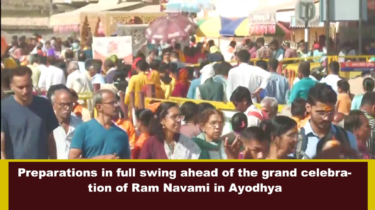 Preparations in full swing ahead of the grand celebration of Ram Navami in Ayodhya